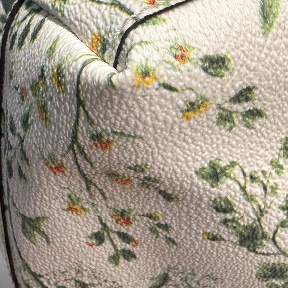 Tory Burch Watercolor Botanical Kerrington Tote Crossbody + Shopping Bag + Dusty - Picture 11 of 16